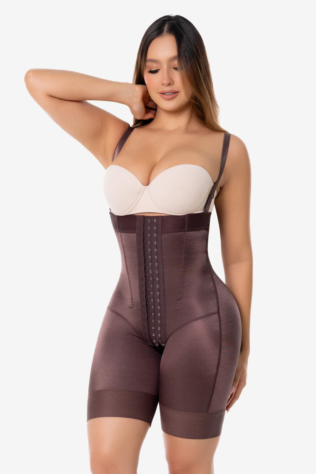 Faja Strapless Semi Reloj de Arena en Bidireccional con Cola Invisible | FJ003SR | Preventa