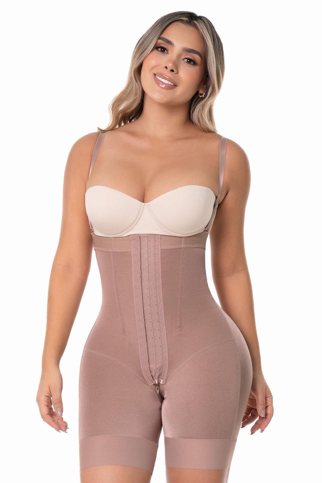 Faja Strapless Semi Reloj de Arena en Bidireccional con Cola Invisible | FJ003SR