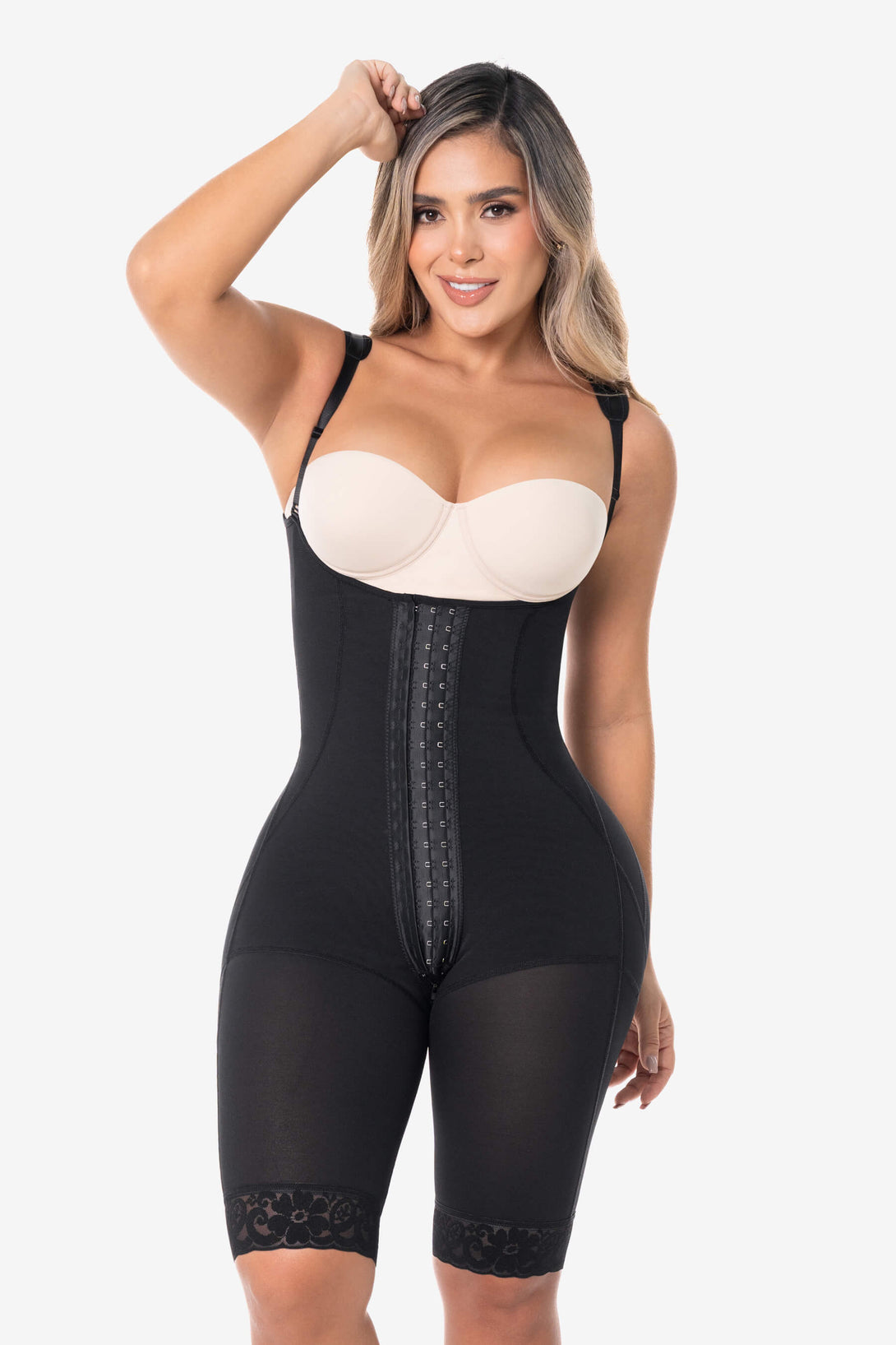 Faja Semi Reloj de Arena Medio Muslo en Powernet | FJ136SR