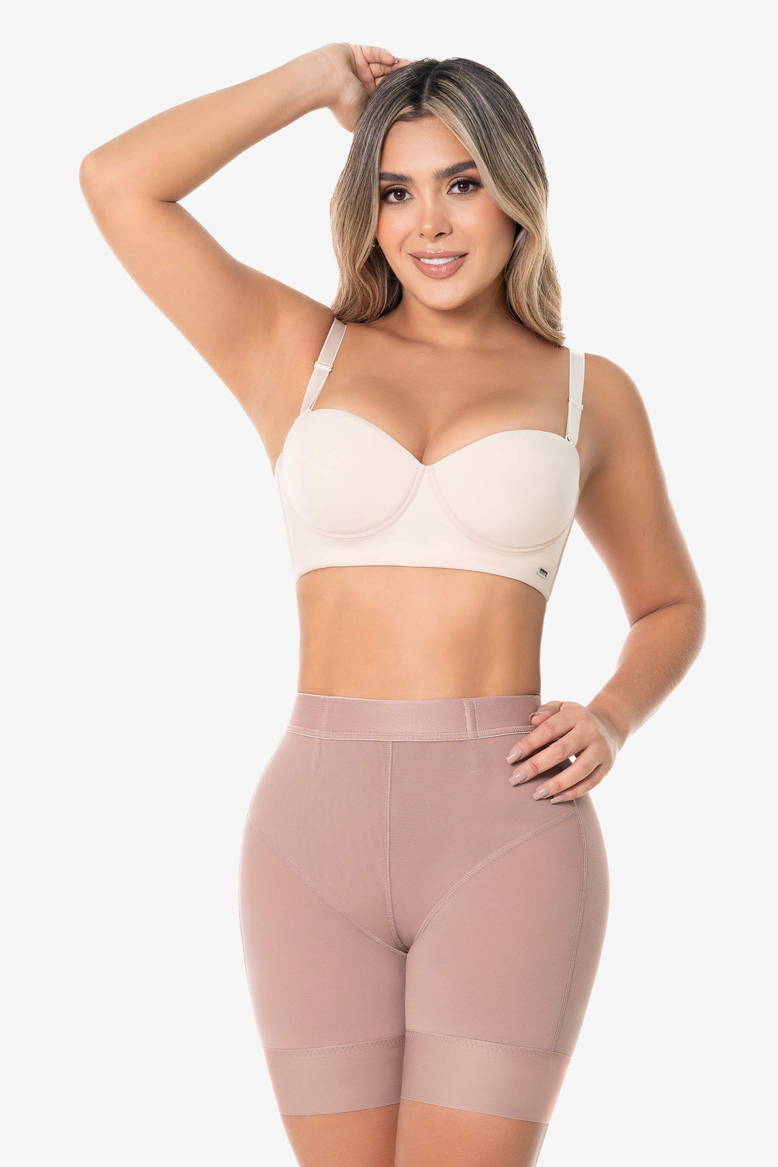 Short de Control Semi Reloj de Arena a la Cintura con Cola Ultra Invisible | SH001SR | Preventa