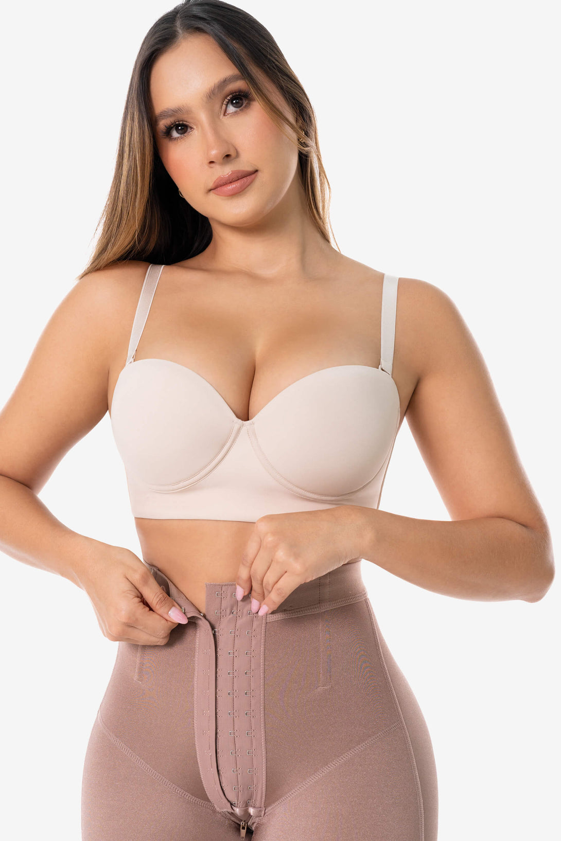 Short de Control Semi Reloj de Arena en Bidireccional con Cola Invisible | SH002SR