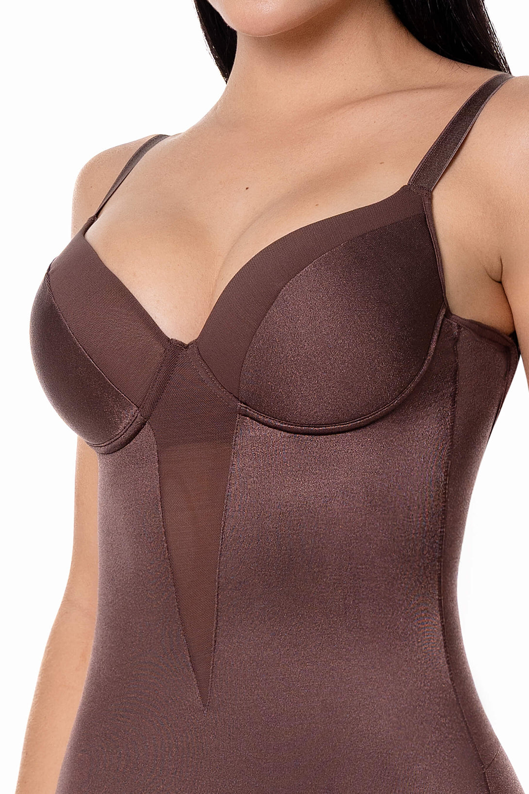 Body con Copas Moldeador Media Pierna | ZINNIA