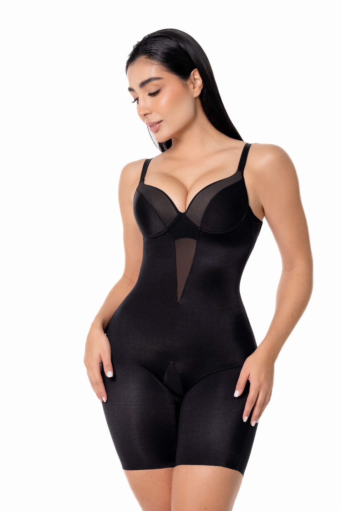 Body con Copas Moldeador Media Pierna | ZINNIA